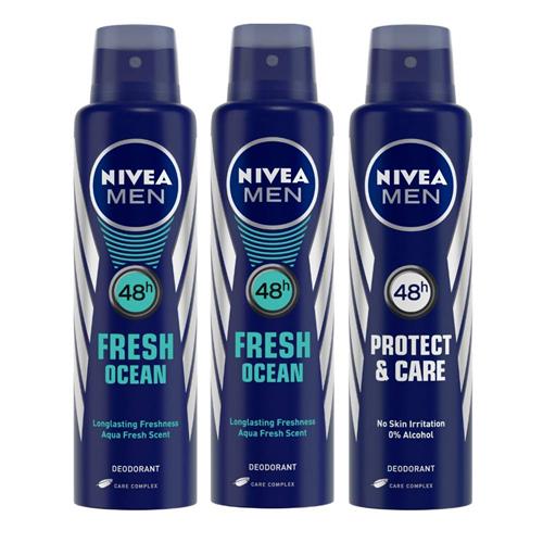 NIVEA DEO FRESH OCEAN 150ml(2+1)